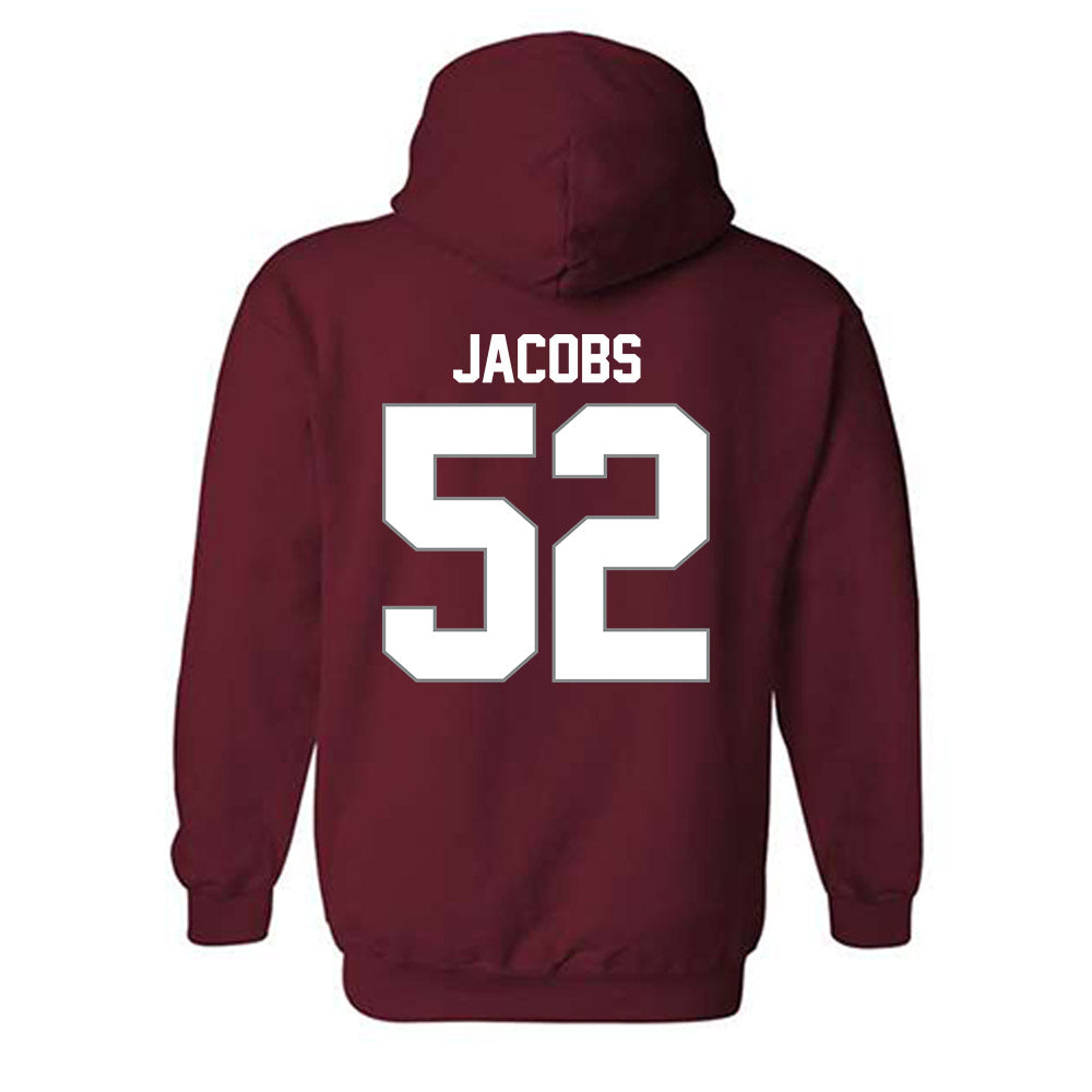NCCU - NCAA Football : David Jacobs - Classic Shersey Hooded Sweatshirt-1
