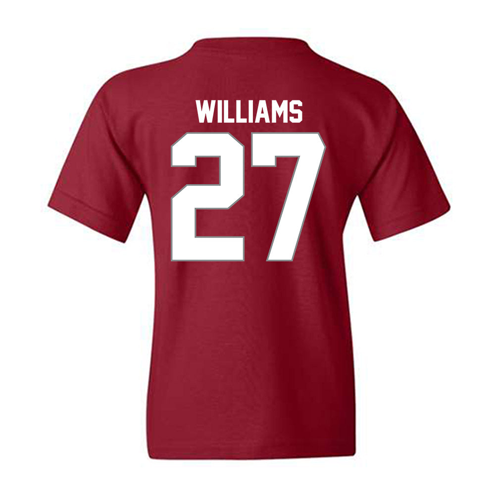 NCCU - NCAA Football : Cameron Williams - Classic Shersey Youth T-Shirt-1