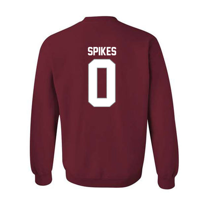 NCCU - NCAA Football : Chauncey Spikes - Classic Shersey Crewneck Sweatshirt-1