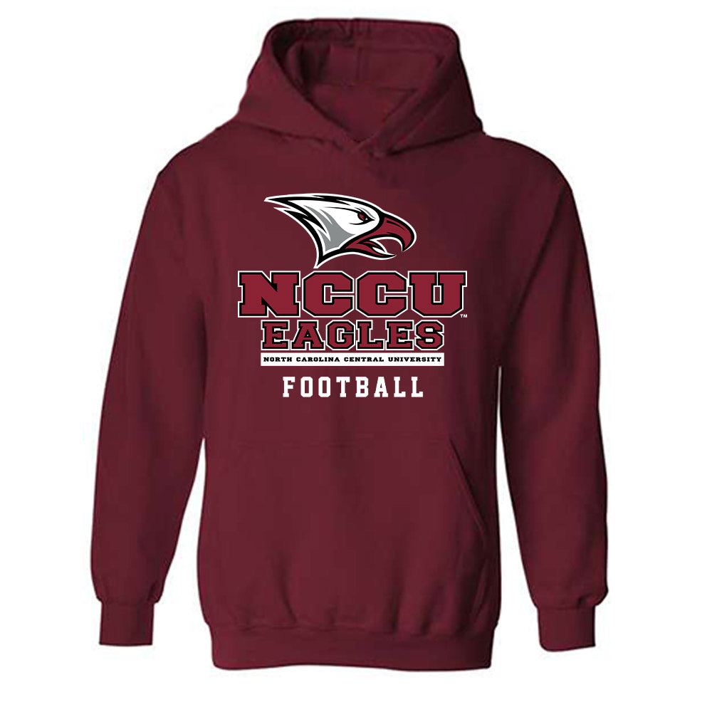 NCCU - NCAA Football : Chauncey Spikes - Classic Shersey Hooded Sweatshirt-0