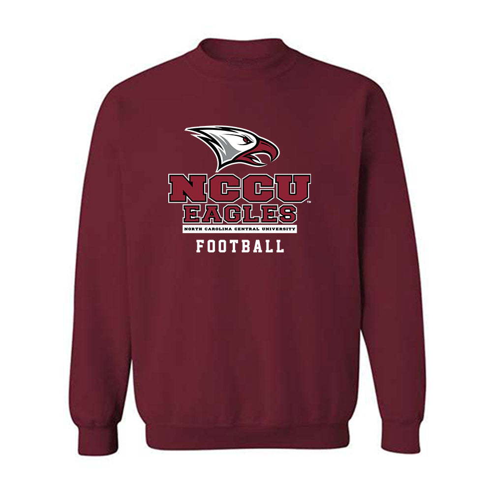 NCCU - NCAA Football : Cicero Leak IV - Classic Shersey Crewneck Sweatshirt-0