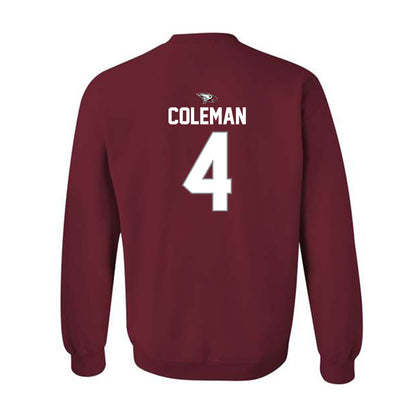 NCCU - NCAA Women's Basketball : Tierney Coleman - Classic Shersey Crewneck Sweatshirt-1