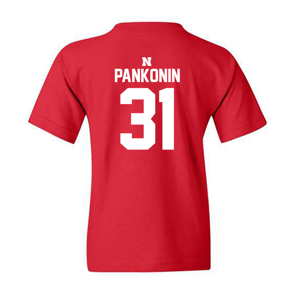 Nebraska - NCAA Baseball : Auden Pankonin - Classic Shersey Youth T-Shirt-1
