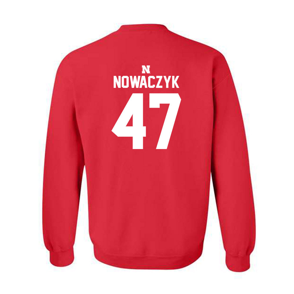 Nebraska - NCAA Baseball : Colin Nowaczyk - Classic Shersey Crewneck Sweatshirt-1