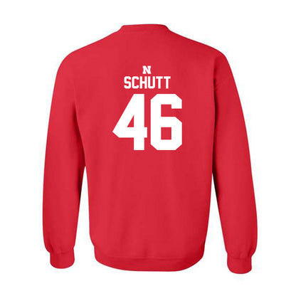 Nebraska - NCAA Football : Connor Schutt - Classic Shersey Crewneck Sweatshirt-1