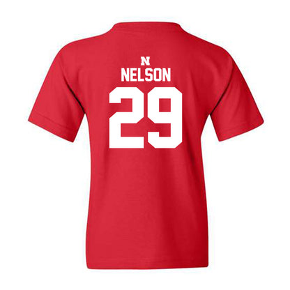 Nebraska - NCAA Football : Carter Nelson - Youth T-Shirt