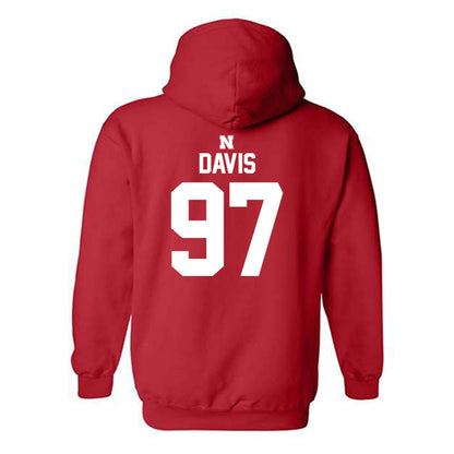 Nebraska - NCAA Football : Keona Davis - Classic Shersey Hooded Sweatshirt-1