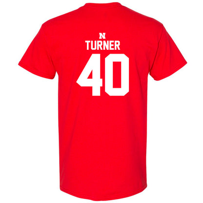 Nebraska - NCAA Football : Brice Turner - T-Shirt