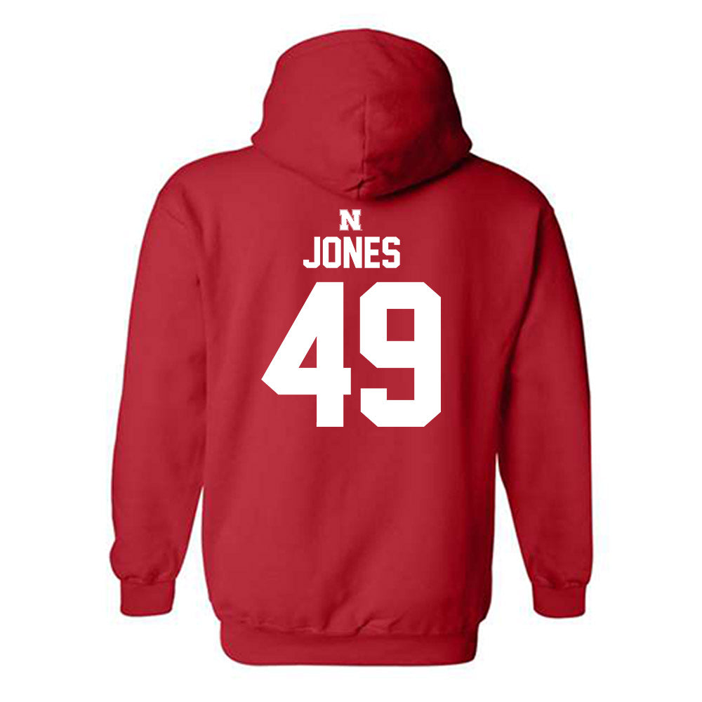 Nebraska - NCAA Football : Mason Jones - Hooded Sweatshirt