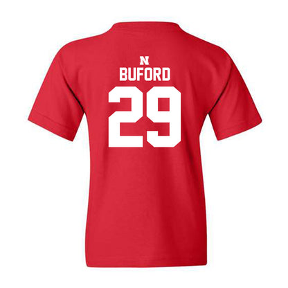 Nebraska - NCAA Football : Mario Buford - Youth T-Shirt