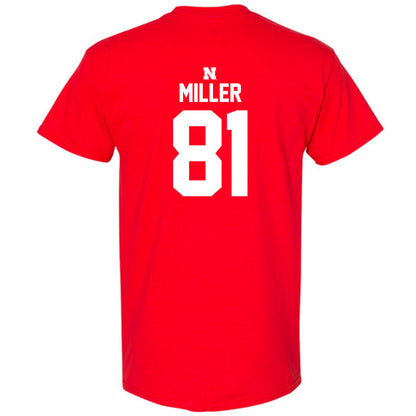 Nebraska - NCAA Football : Hayes Miller - Classic Shersey T-Shirt