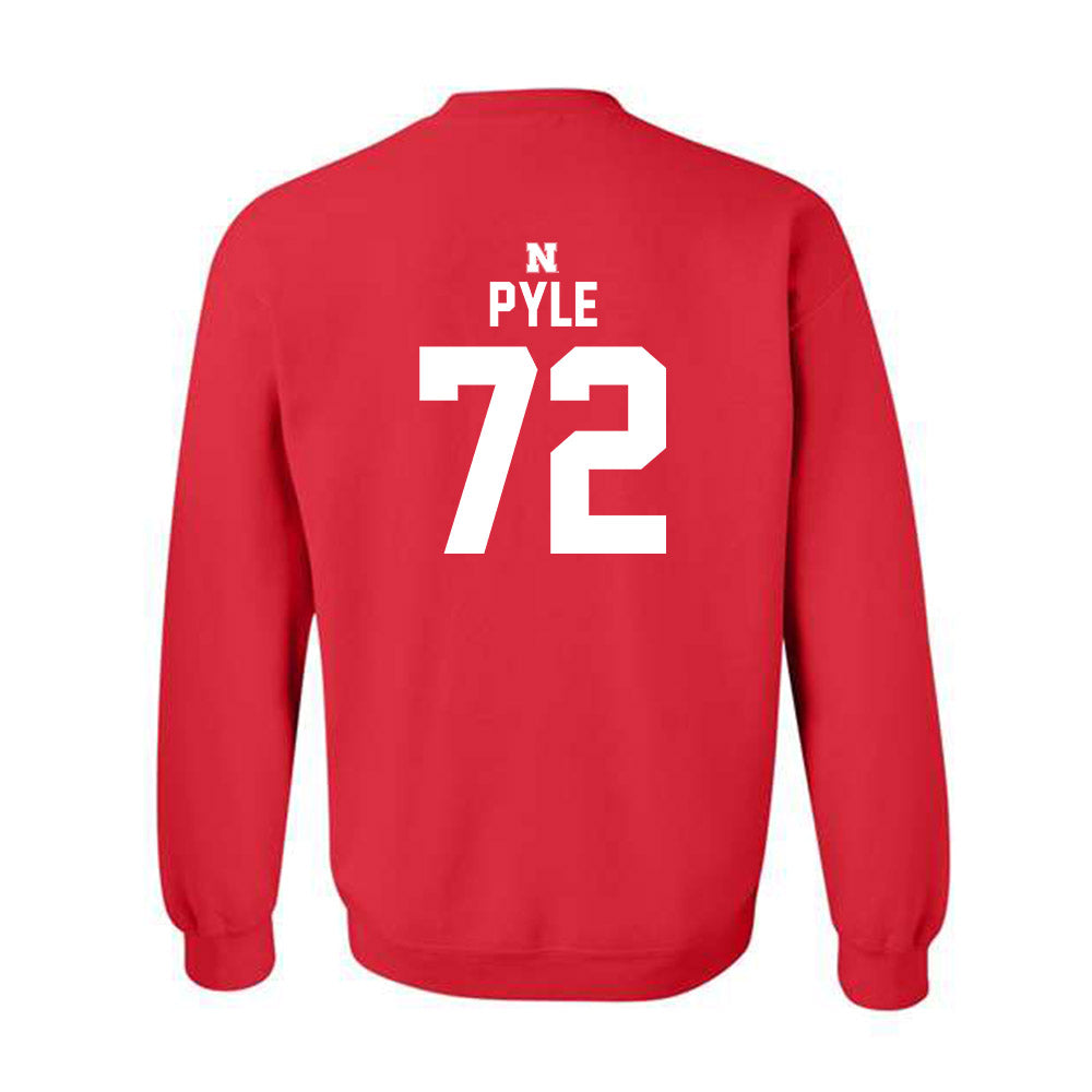 Nebraska - NCAA Football : Gibson Pyle - Crewneck Sweatshirt Classic Shersey