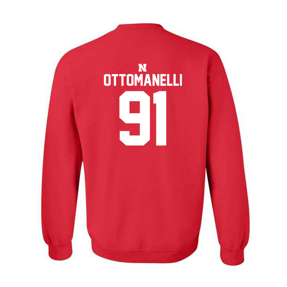 Nebraska - NCAA Football : Nico Ottomanelli - Crewneck Sweatshirt