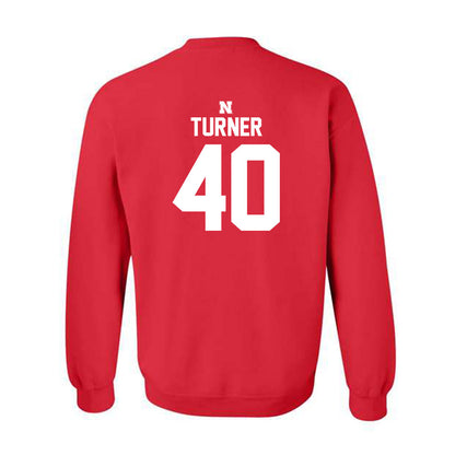 Nebraska - NCAA Football : Brice Turner - Crewneck Sweatshirt