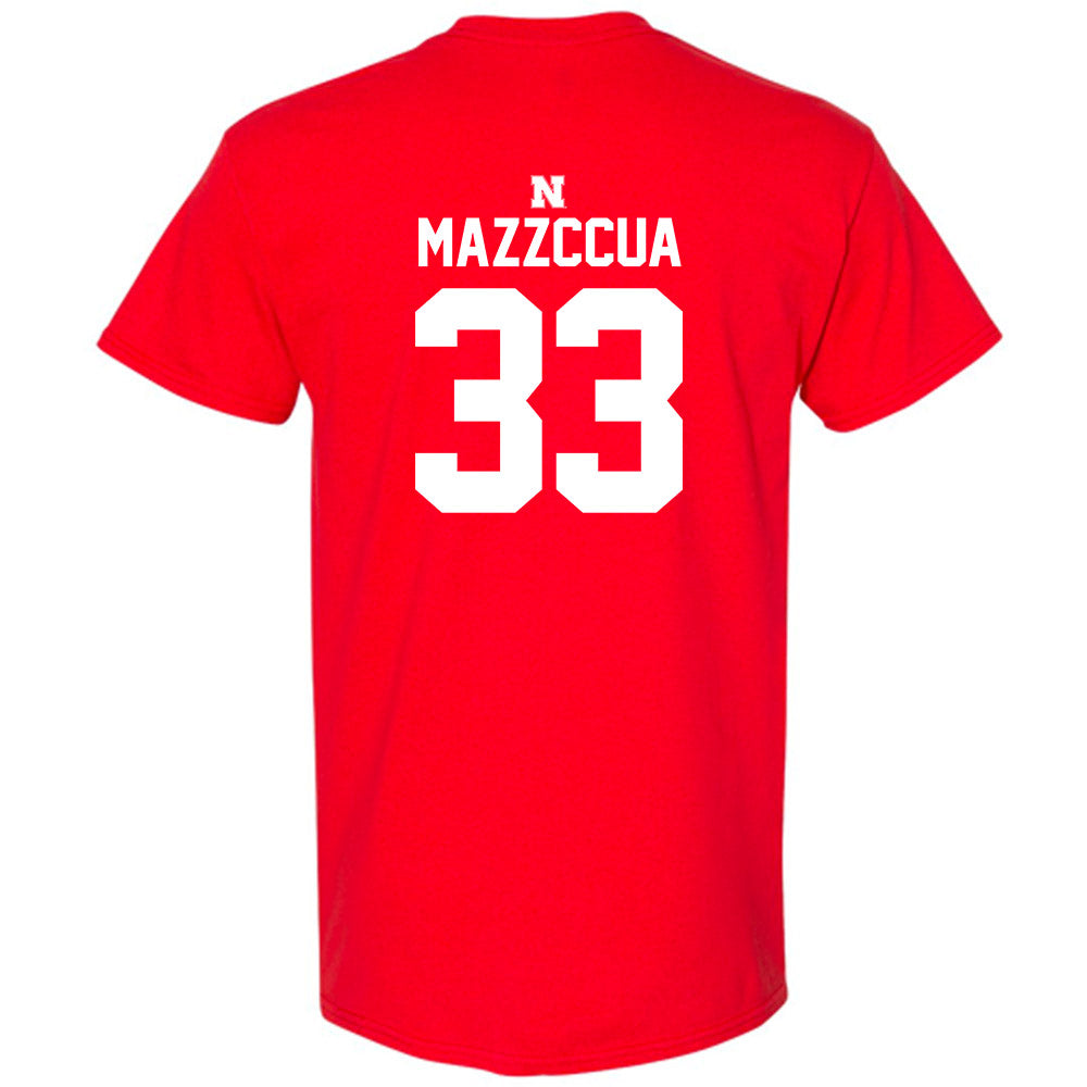 Nebraska - NCAA Football : Maurice Mazzccua - T-Shirt