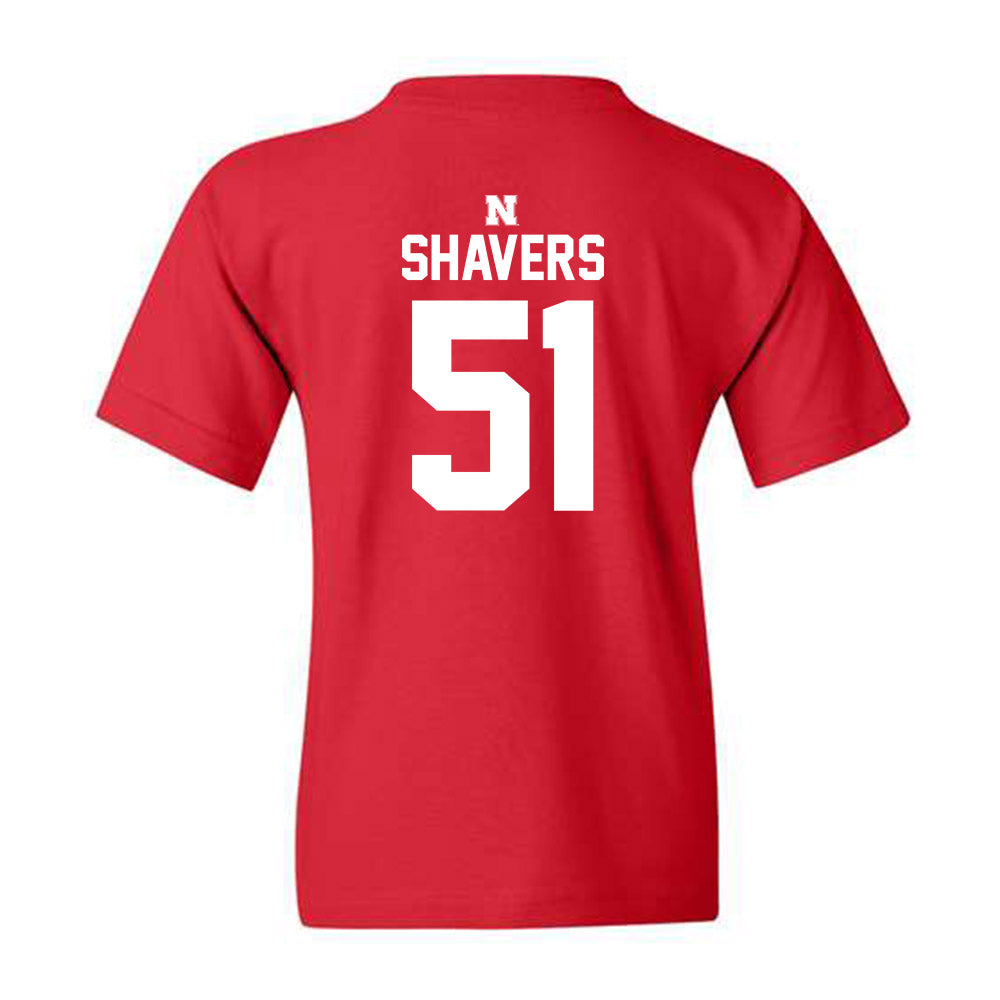 Nebraska - NCAA Football : Vincent Shavers - Youth T-Shirt