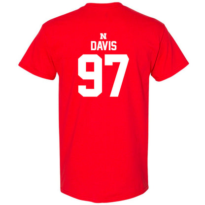 Nebraska - NCAA Football : Keona Davis - Classic Shersey T-Shirt-1