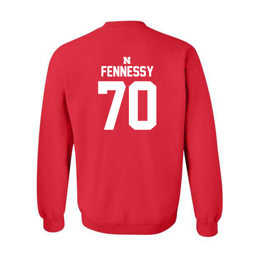 Nebraska - NCAA Football : Nolan Fennessy - Crewneck Sweatshirt