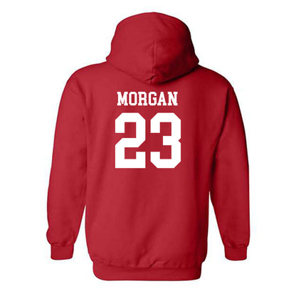 Nebraska - NCAA Men's Basketball : Andrew Morgan - Classic Shersey Hooded Sweatshirt