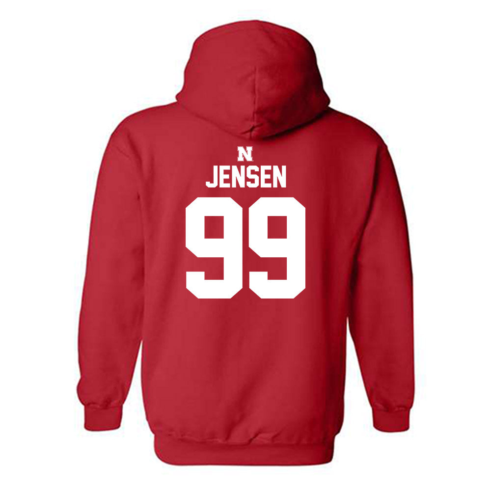 Nebraska - NCAA Softball : Alexis Jensen - Classic Shersey Hooded Sweatshirt-1