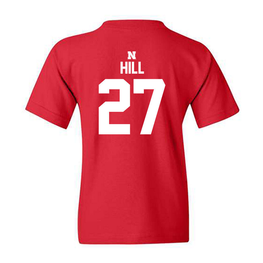 Nebraska - NCAA Softball : Natalia Hill - Classic Shersey Youth T-Shirt-1