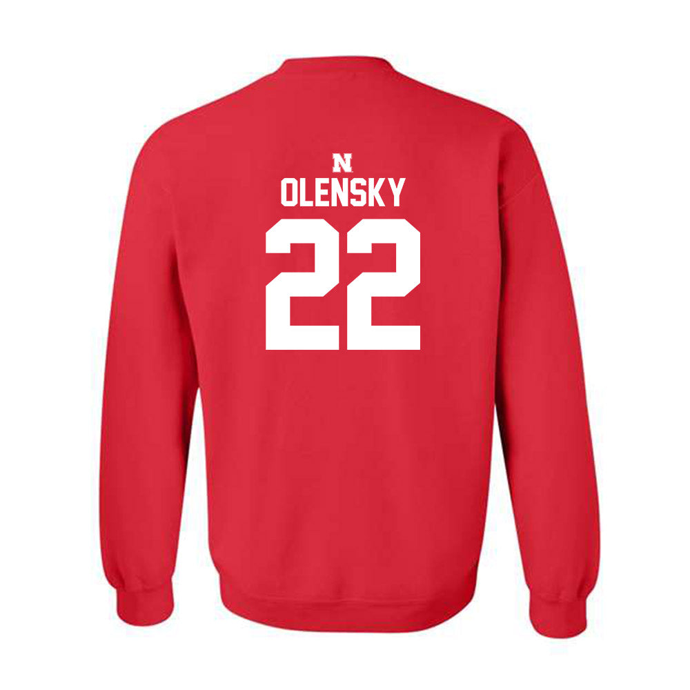 Nebraska - NCAA Softball : Caitlin Olensky - Crewneck Sweatshirt Classic Shersey