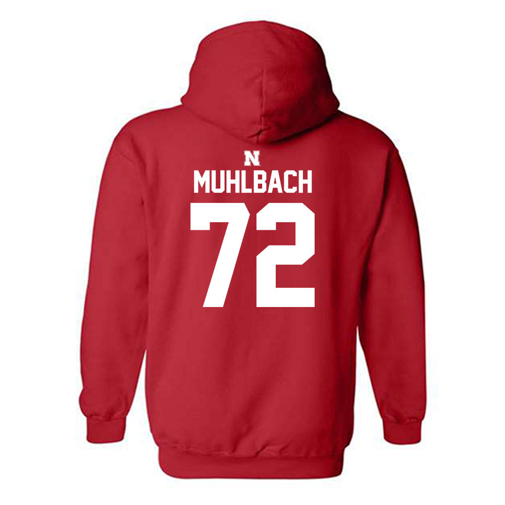 Nebraska - NCAA Softball : Carlie Muhlbach - Classic Shersey Hooded Sweatshirt-1