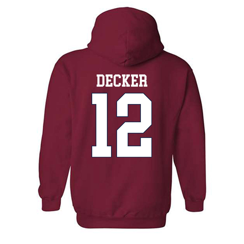 Ole Miss - NCAA Baseball : Dominic Decker - Classic Shersey Hooded Sweatshirt-1