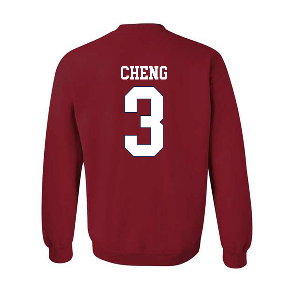 Ole Miss - NCAA Baseball : Luke Cheng - Classic Shersey Crewneck Sweatshirt-1