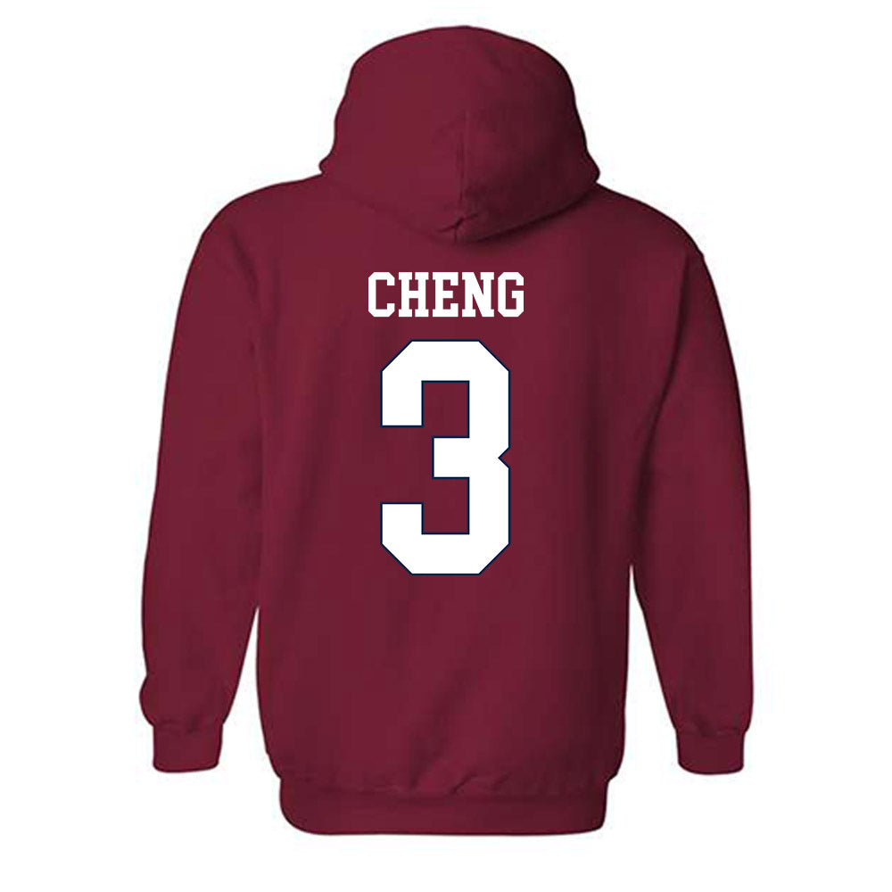 Ole Miss - NCAA Baseball : Luke Cheng - Classic Shersey Hooded Sweatshirt-1