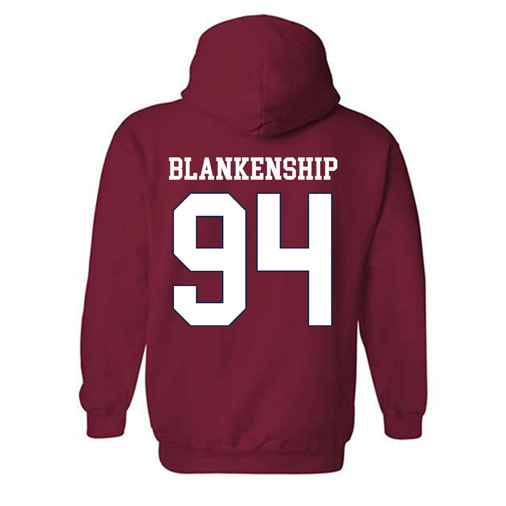 Ole Miss - NCAA Football : Caleb Blankenship - Classic Shersey Hooded Sweatshirt-1