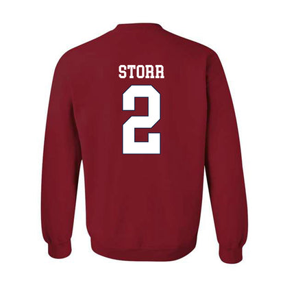 Ole Miss - NCAA Men's Basketball : AJ Storr - Classic Shersey Crewneck Sweatshirt-1
