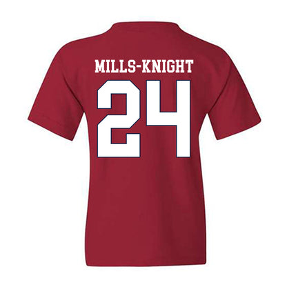 Ole Miss - NCAA Football : Shekai Mills-Knight - Classic Shersey Youth T-Shirt-1