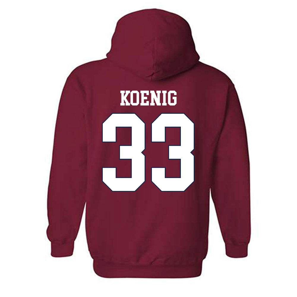 Ole Miss - NCAA Baseball : Landon Koenig - Classic Shersey Hooded Sweatshirt-1