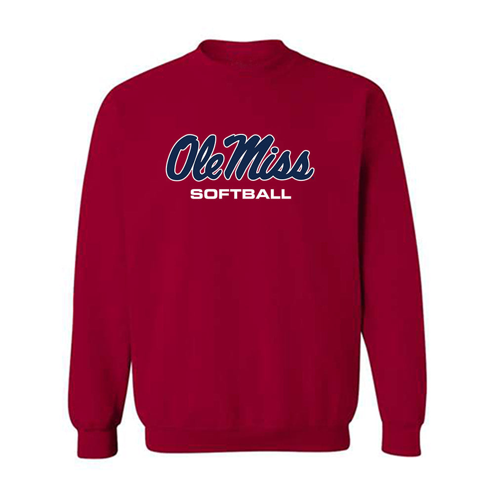 Ole Miss - NCAA Softball : Ashton Lansdell - Classic Shersey Crewneck Sweatshirt-0