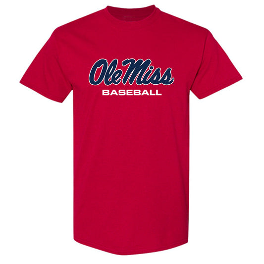 Ole Miss - NCAA Baseball : Jackson Miller - Classic Shersey T-Shirt-0