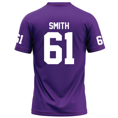Furman - NCAA Football : Brady Smith - Purple Football Jersey-1