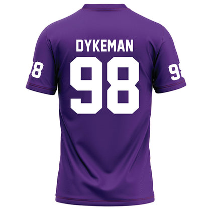 Furman - NCAA Football : Maddox Dykeman - Purple Football Jersey-1