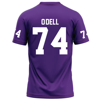 Furman - NCAA Football : Steven O'Dell - Purple Football Jersey