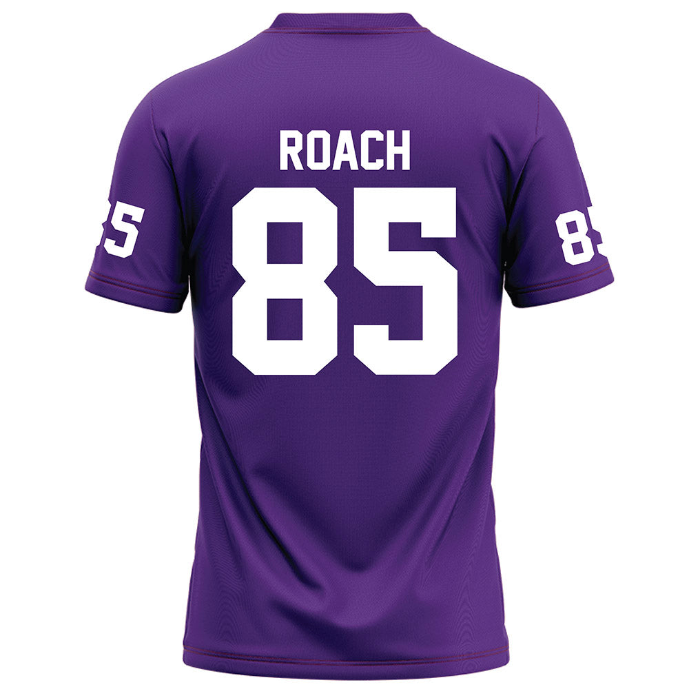 Furman - NCAA Football : Seth Roach - Purple Football Jersey-1