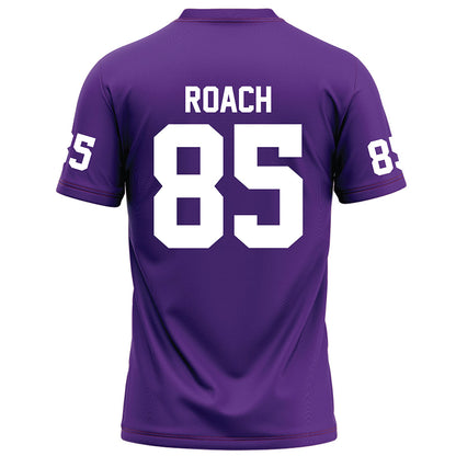 Furman - NCAA Football : Seth Roach - Purple Football Jersey-1