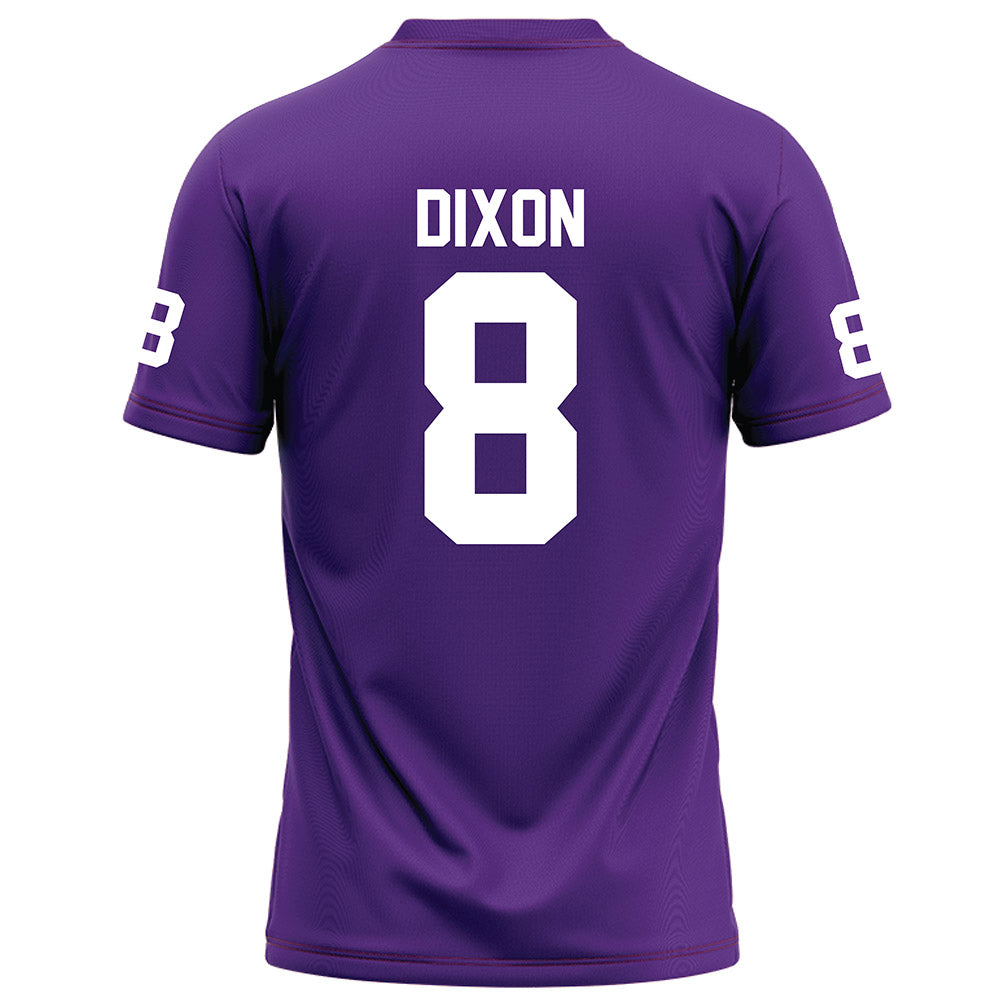 Furman - NCAA Football : Barry Dixon - Purple Football Jersey-1
