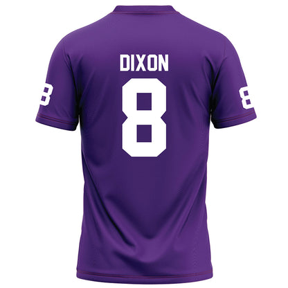 Furman - NCAA Football : Barry Dixon - Purple Football Jersey-1
