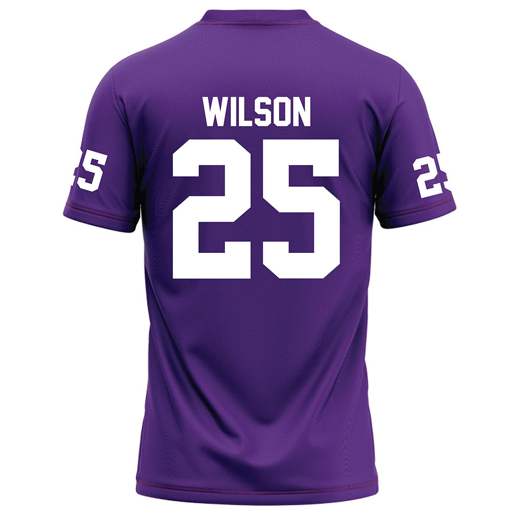Furman - NCAA Football : Caden Wilson - Purple Football Jersey-1