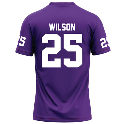 Furman - NCAA Football : Caden Wilson - Purple Football Jersey-1