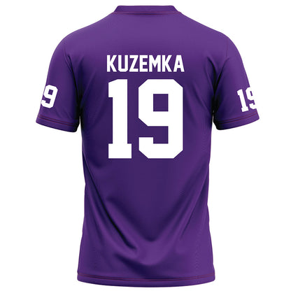 Furman - NCAA Football : Nicky Kuzemka - Football Jersey