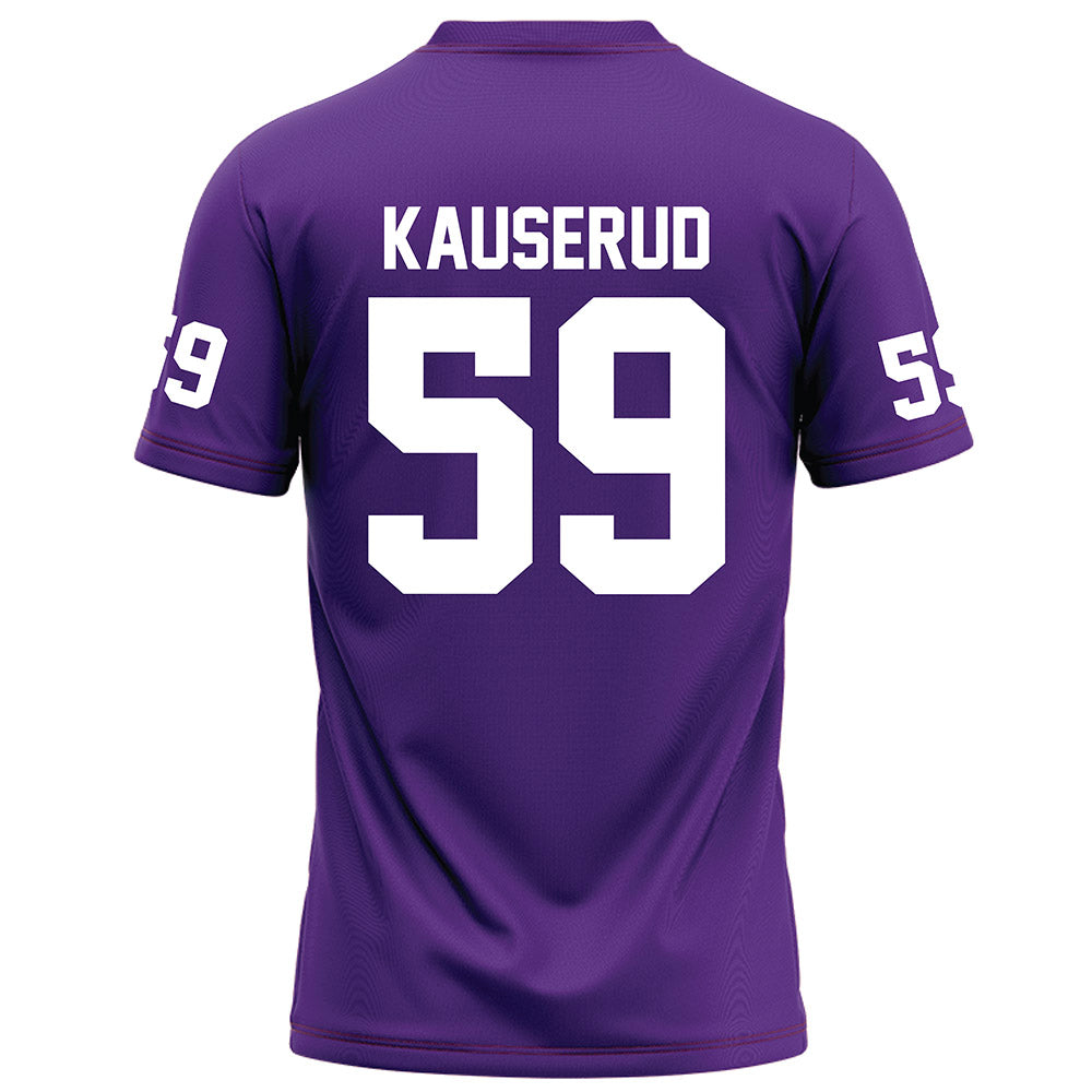 Furman - NCAA Football : Ty Kauserud - Purple Football Jersey