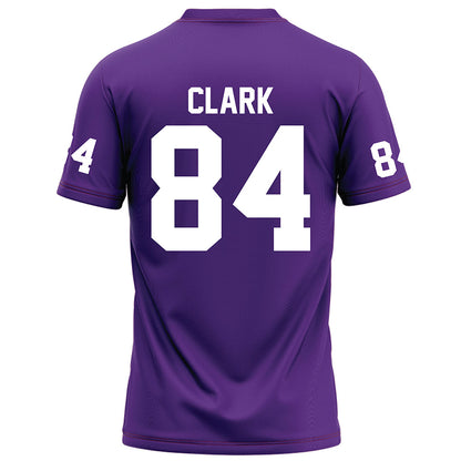 Furman - NCAA Football : Riley Clark - Purple Football Jersey