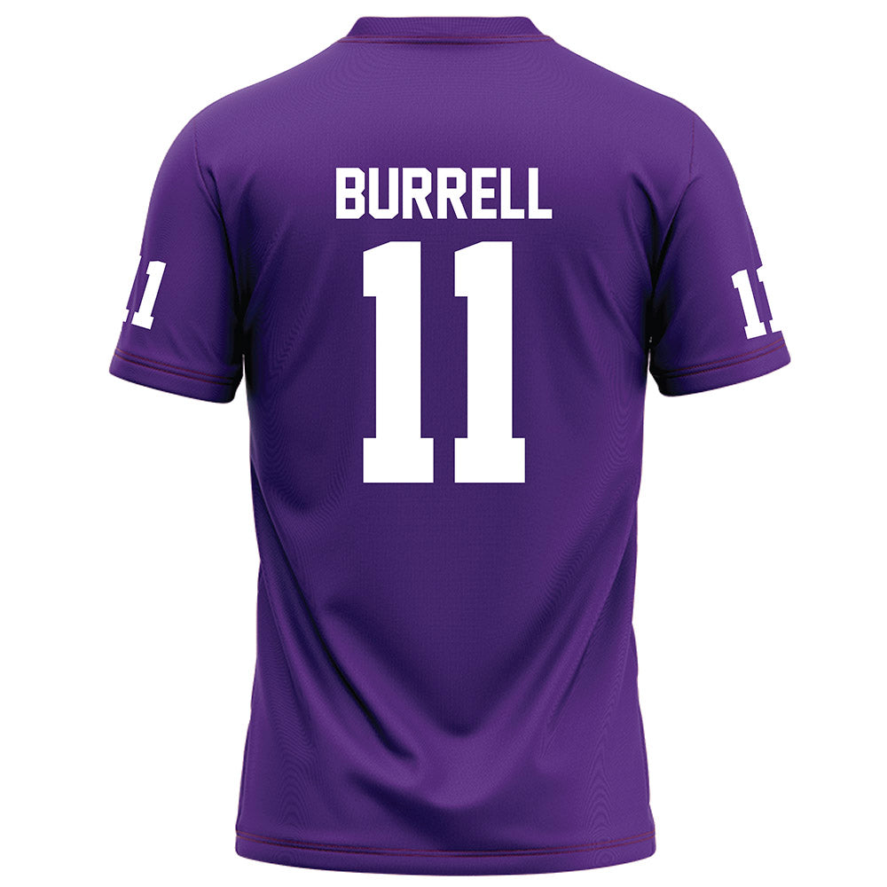Furman - NCAA Football : Joshua Burrell - Purple Football Jersey-1