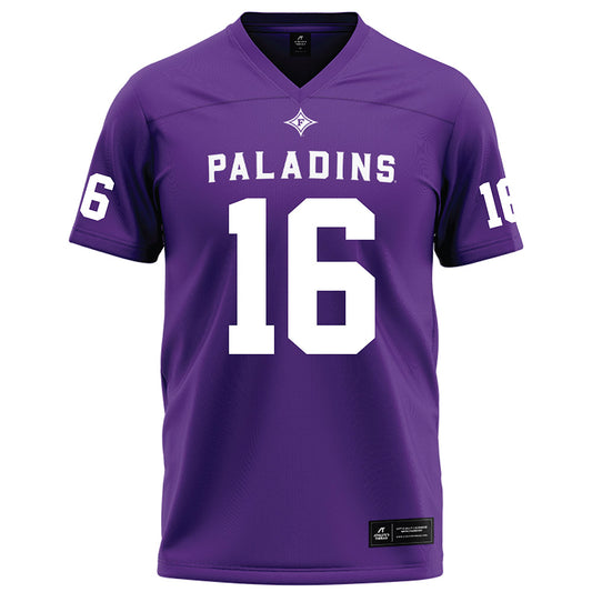 Furman - NCAA Football : Charles Ingram V - Purple Football Jersey